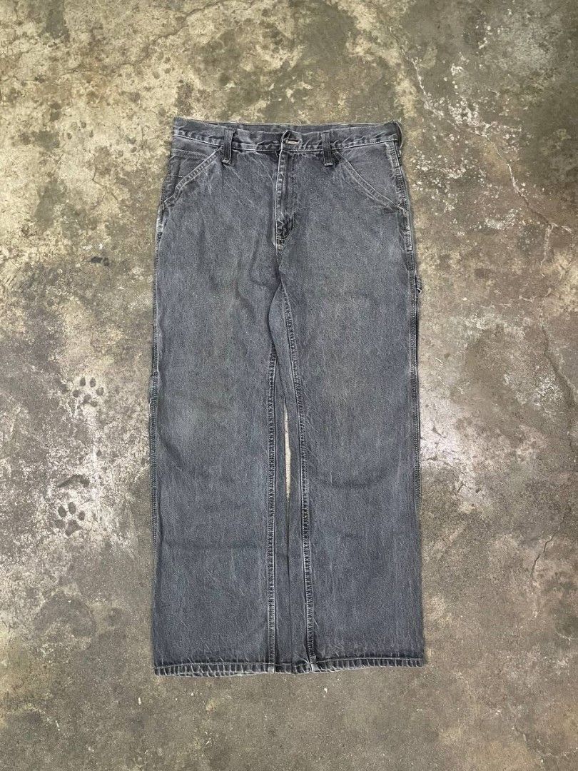 Faded Glory Carpenter pants (Category: Jeans) located in Rodriguez. Submitted by randomthrift777 (Listing ID 1469284549, Image 1). Description: DIMENSIONS Faded glory Carpenter pants gray wash carpenter pants Hard denim WAIST 32 LENGHT 40.