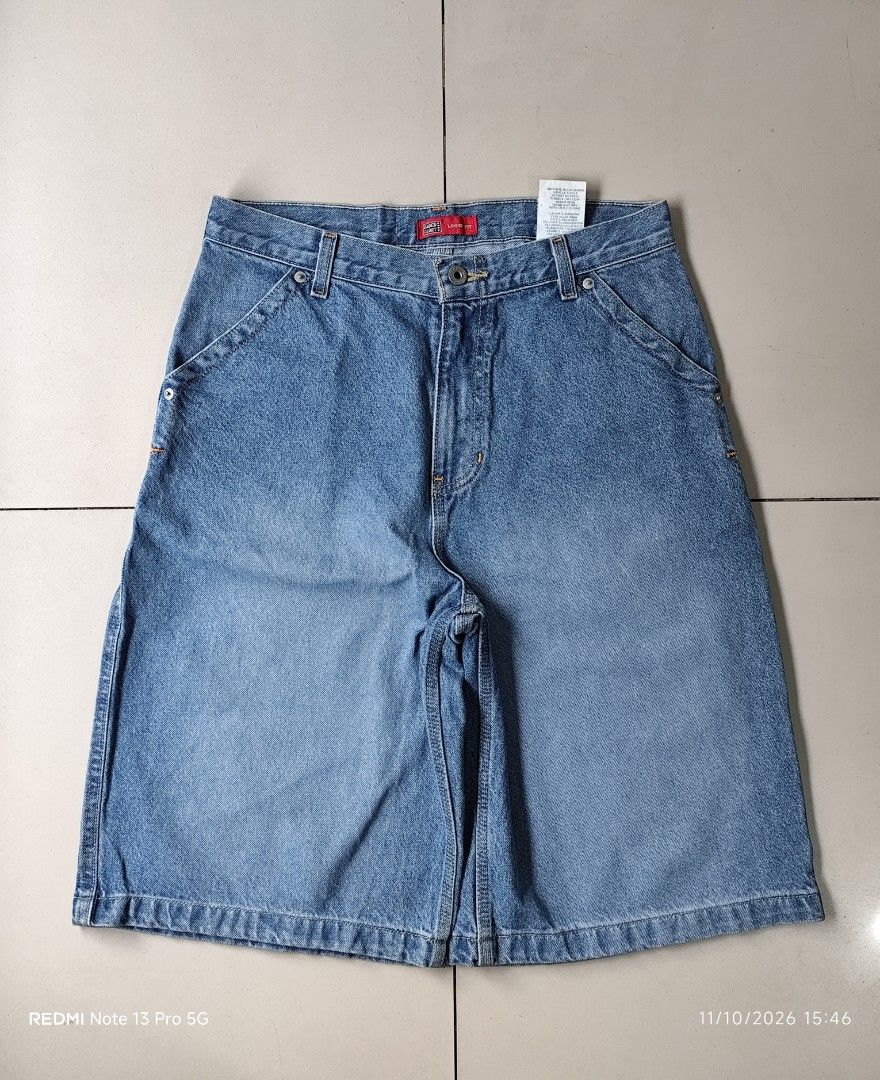 FADED GLORY LONG DENIM JORTS (Category: Shorts) located in Caloocan City. Submitted by carlo_pwd (Listing ID 1469302638, Image 2). Description: BRAND - FADED GLORY WAIST - 30 LENGTH - 24 HEM - 12.