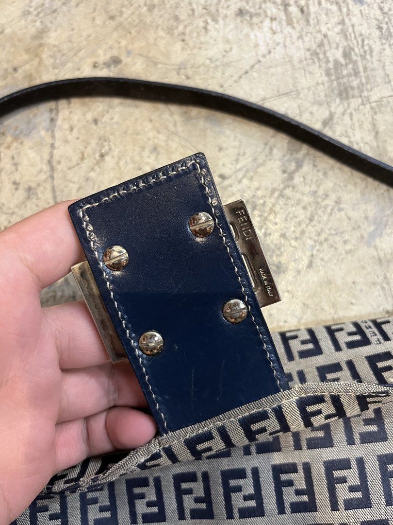 FENDI DOUBLE FLAP BAGUETTE (Category: Luxury Bags & Wallets) located in Baguio. Submitted by closetgc.clothingshop (Listing ID 1469202527, Image 3). Description: Fendi double flap baguette monogram In excellent condition even if its vintage. Guaranteed authentic .