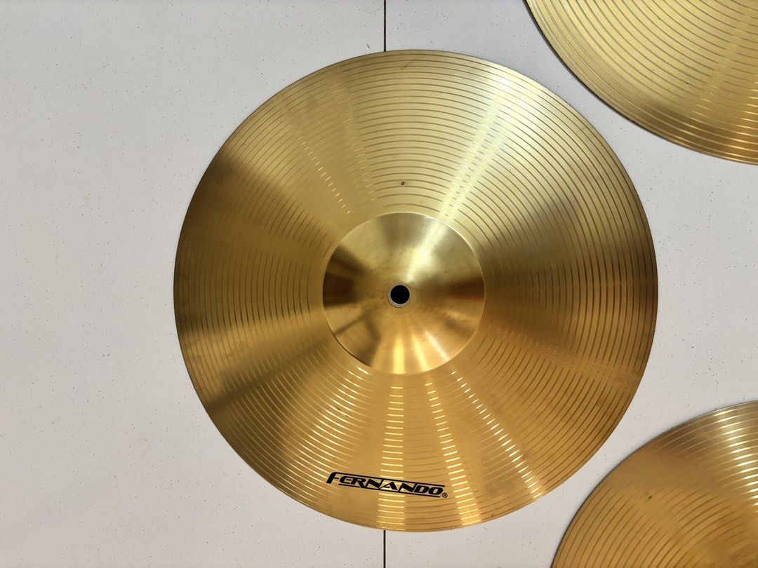 Fernando Stock Cymbals (Category: Musical Instruments) located in Taytay. Submitted by chippylala (Listing ID 1469190675, Image 3). Description: Sold as set MOP: Maribank, Bank transfer Shipping thru Lalamove.