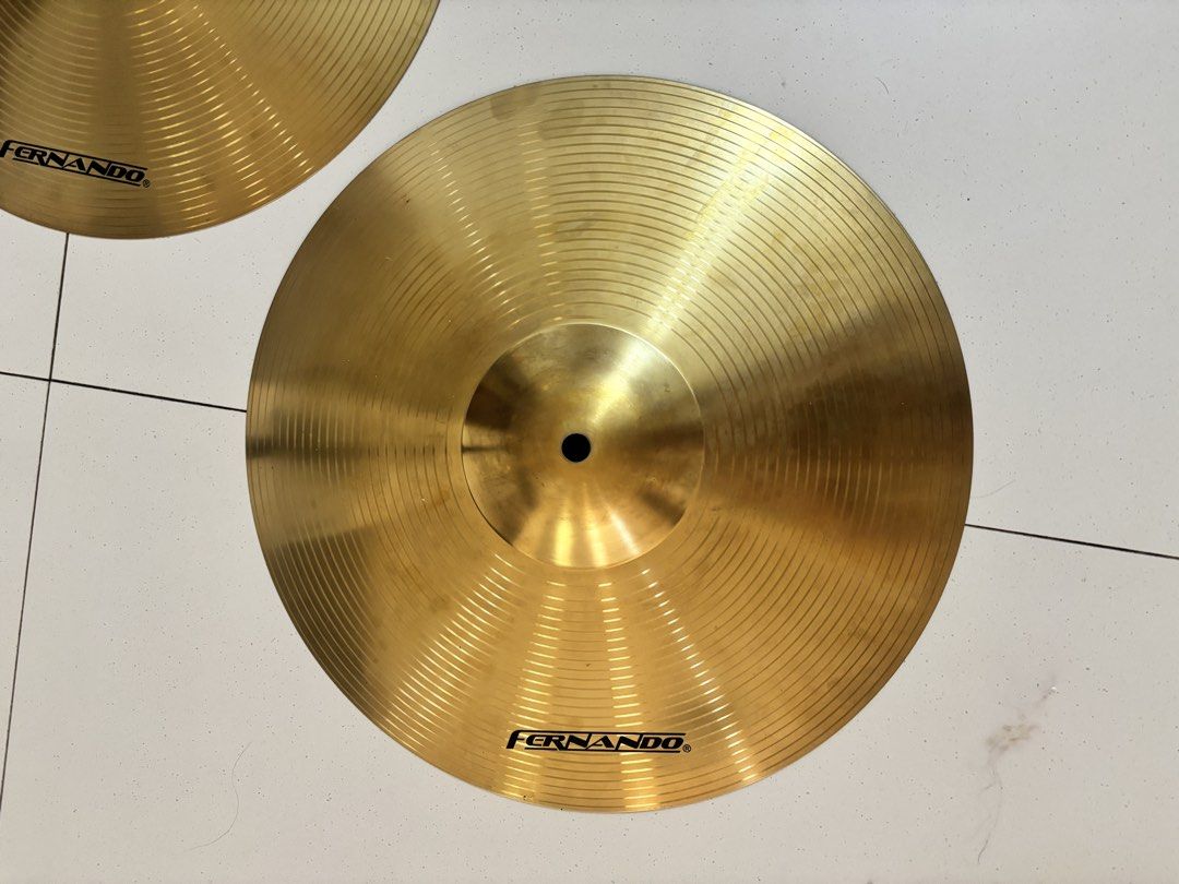Fernando Stock Cymbals (Category: Musical Instruments) located in Taytay. Submitted by chippylala (Listing ID 1469190675, Image 2). Description: Sold as set MOP: Maribank, Bank transfer Shipping thru Lalamove.