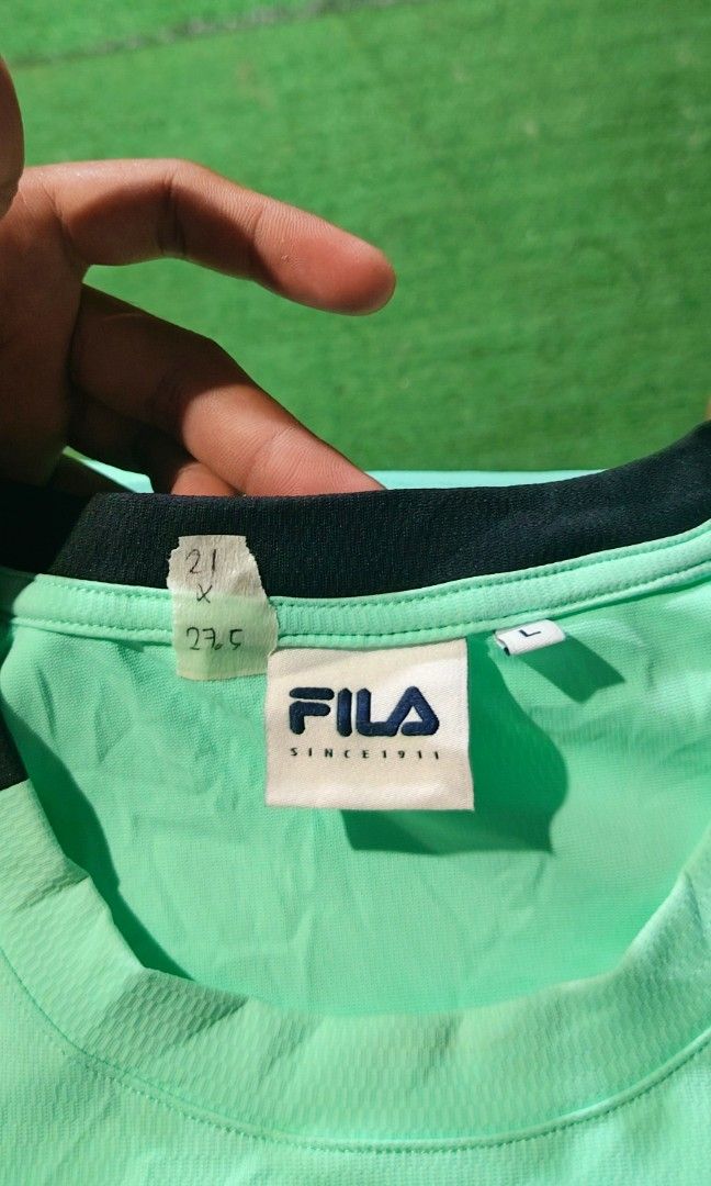 FILA DRIFIT MEN SHIRT (Category: Tshirts & Polo Shirts ) located in General Santos City (Dadiangas). Submitted by michaelthrift01 (Listing ID 1469292773, Image 2). Description: Legit Large men As new No issue.