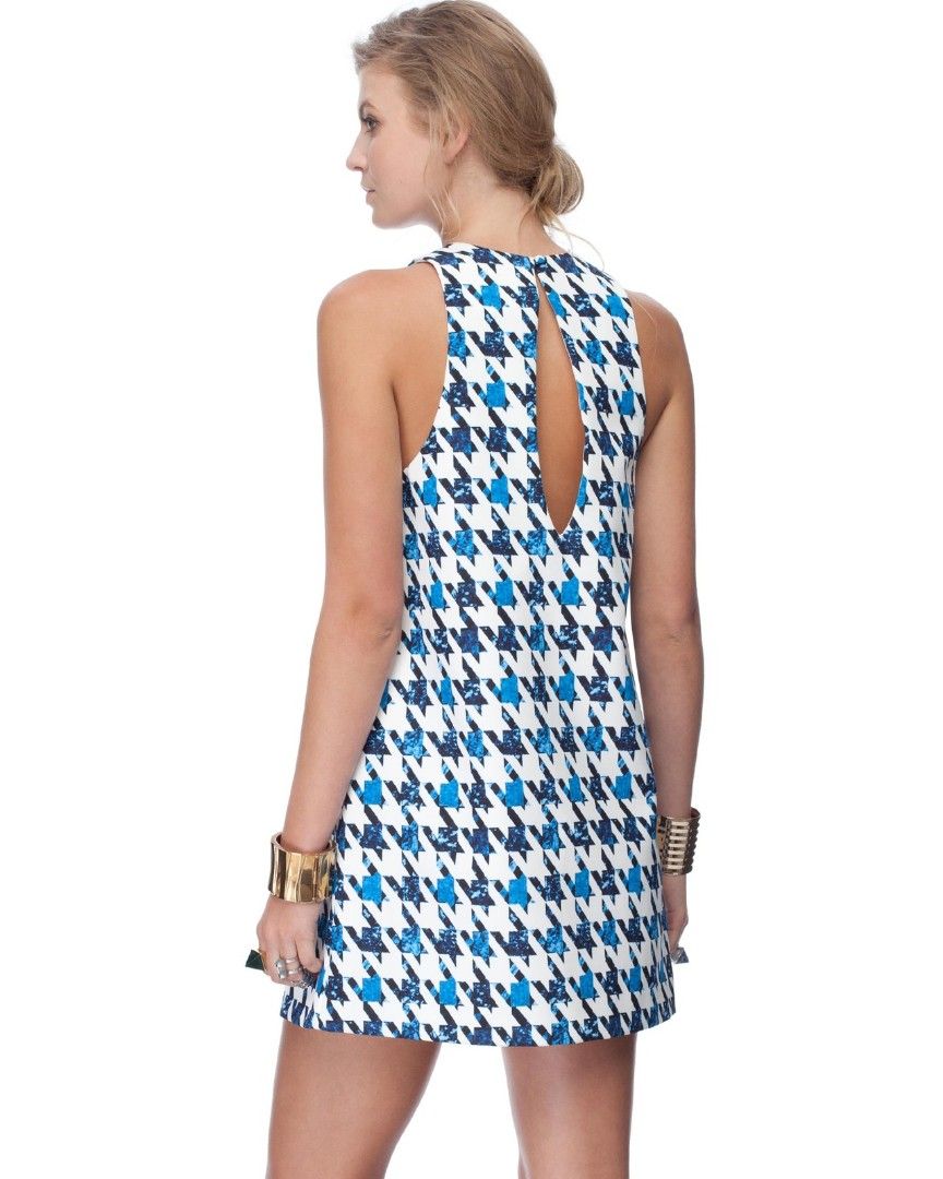 Finders Keepers blue houndstooth dress (Category: Dresses) located in Batangas. Submitted by thevanitychamber (Listing ID 1469177553, Image 2). Description: .