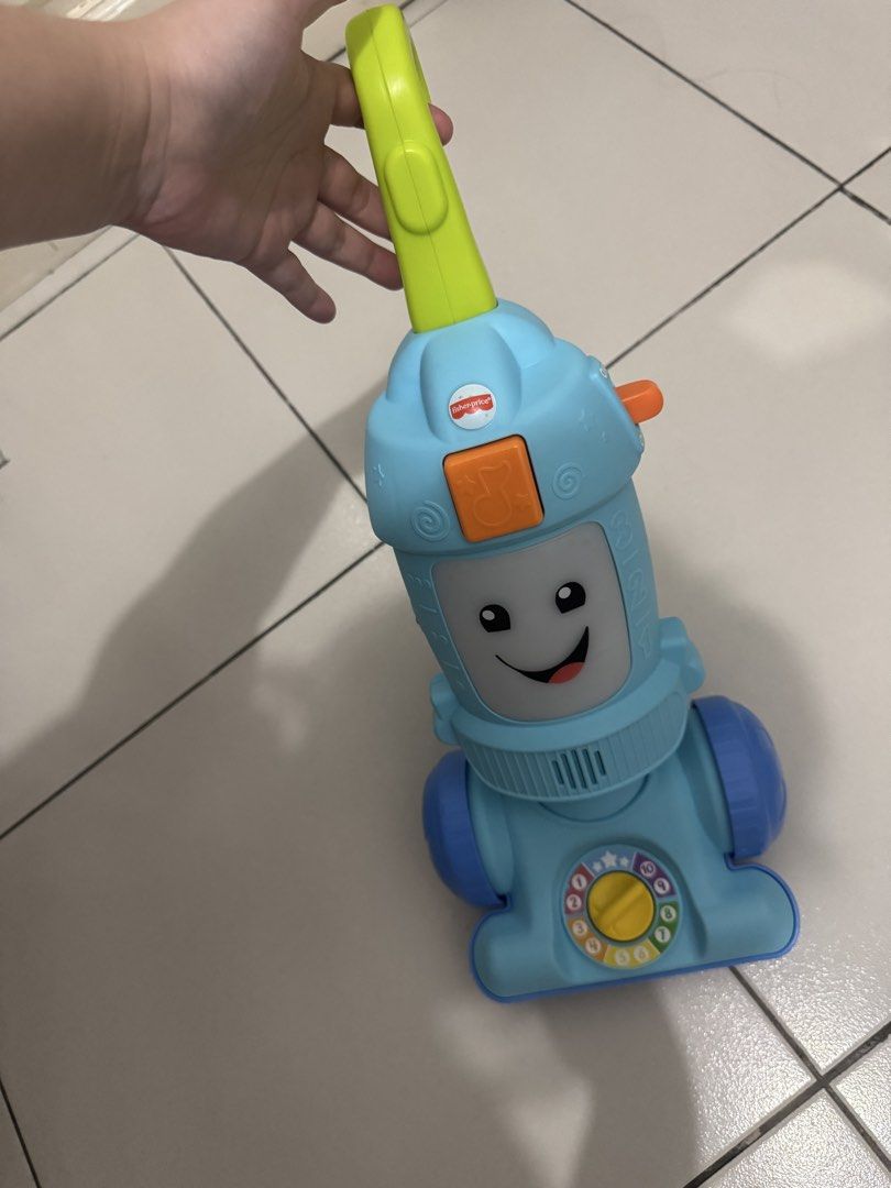 Fisher Price Vacuum Toy (Category: Infant Playtime) located in San Juan City. Submitted by sssyp (Listing ID 1469277549, Image 2). Description: Fisher price vacuum toy Used a few times only, good as new No box, need to change battery also .