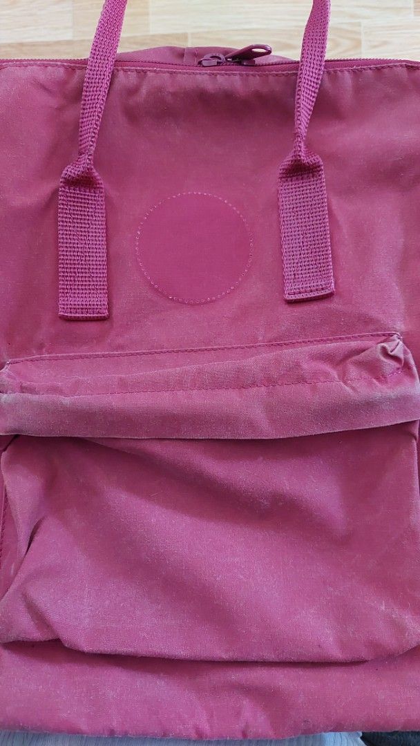 Kanken Classic Backpack - Oxblood Red (Category: Backpacks) located in Mandaue City. Submitted by nikkis.knickknacks (Listing ID 1469232239, Image 2). Description: Fjallraven Kanken Classic Backpack - Oxblood red -- • can't vouch for authenticity; bought this secondhand • still good material and solid quality tho • color irl closest to images 4, 6, 7 • 16L capacity • can carry heavy things without being uncomfortable for the back • H 14.9" x W 10