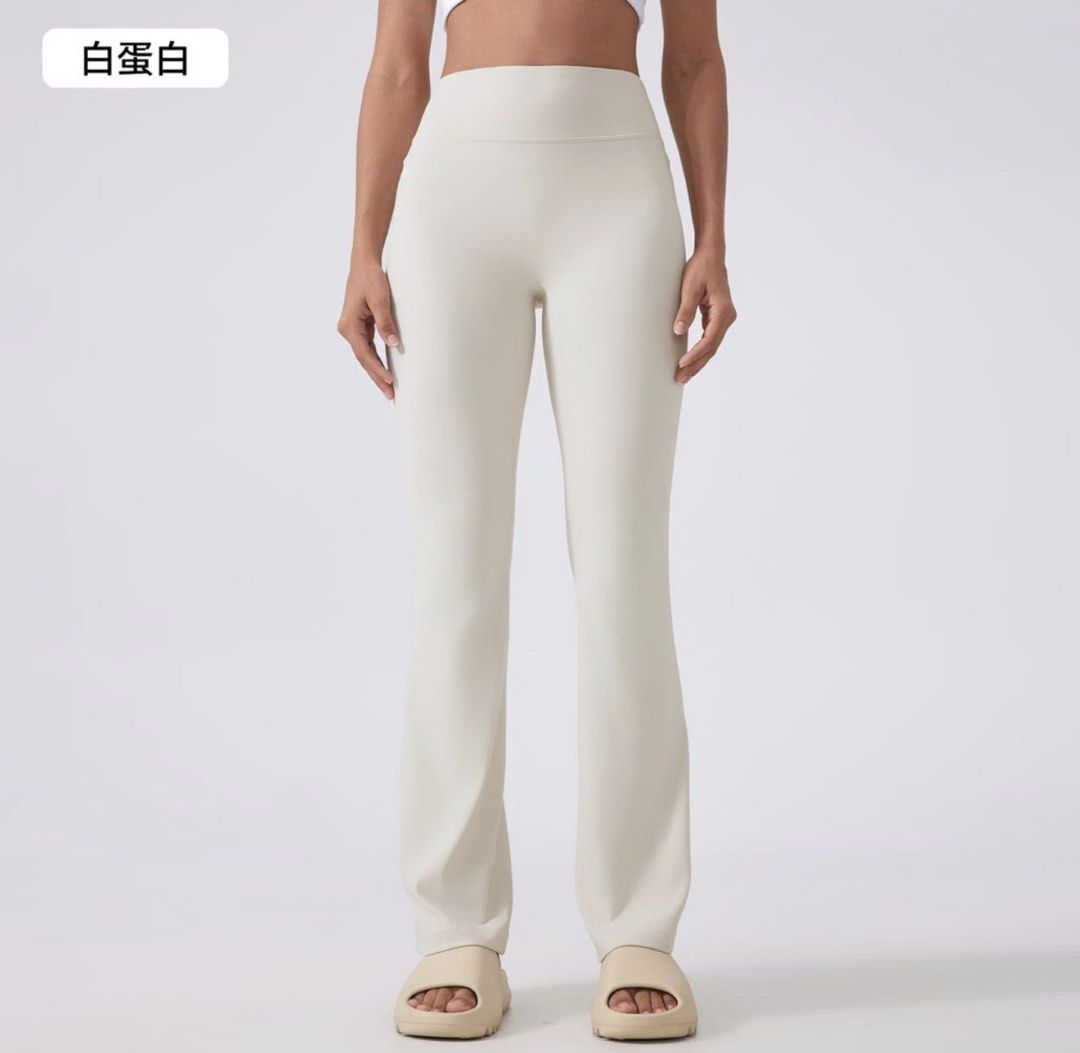 Flared Yoga Pants (Category: Activewear) located in Quezon City. Submitted by jrlcloset (Listing ID 1469277560, Image 1). Description: Negotiable Size 4 (please see attached photo) White Ivory color There are stains .