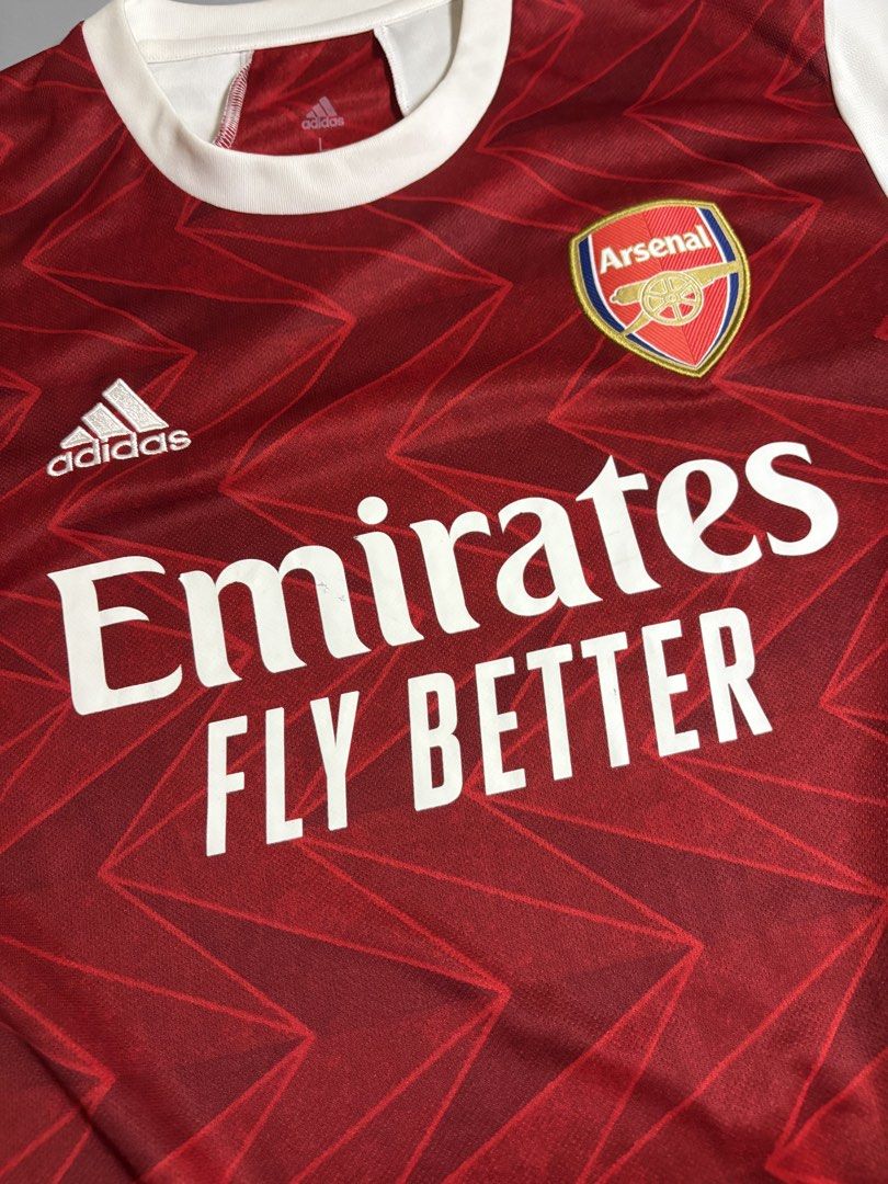 Fly emirates football jersey (Category: Tshirts & Polo Shirts ) located in Manila. Submitted by austinace04 (Listing ID 1469194090, Image 3). Description: Excellent condition Size L On Tag 22 x 28 9.8/10 color rate.