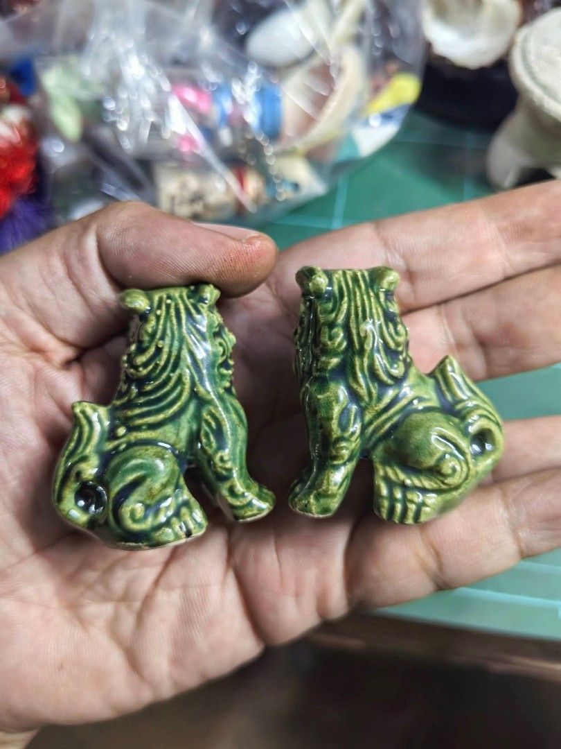 Foo Dog - Ceramic Miniature Figure Pair (Category: Other Home Decor) located in Cebu City. Submitted by dudes_villanueva (Listing ID 1469278064, Image 2). Description: Foo Dog - Ceramic Miniature Figure Pair 📌 In excellent condition..