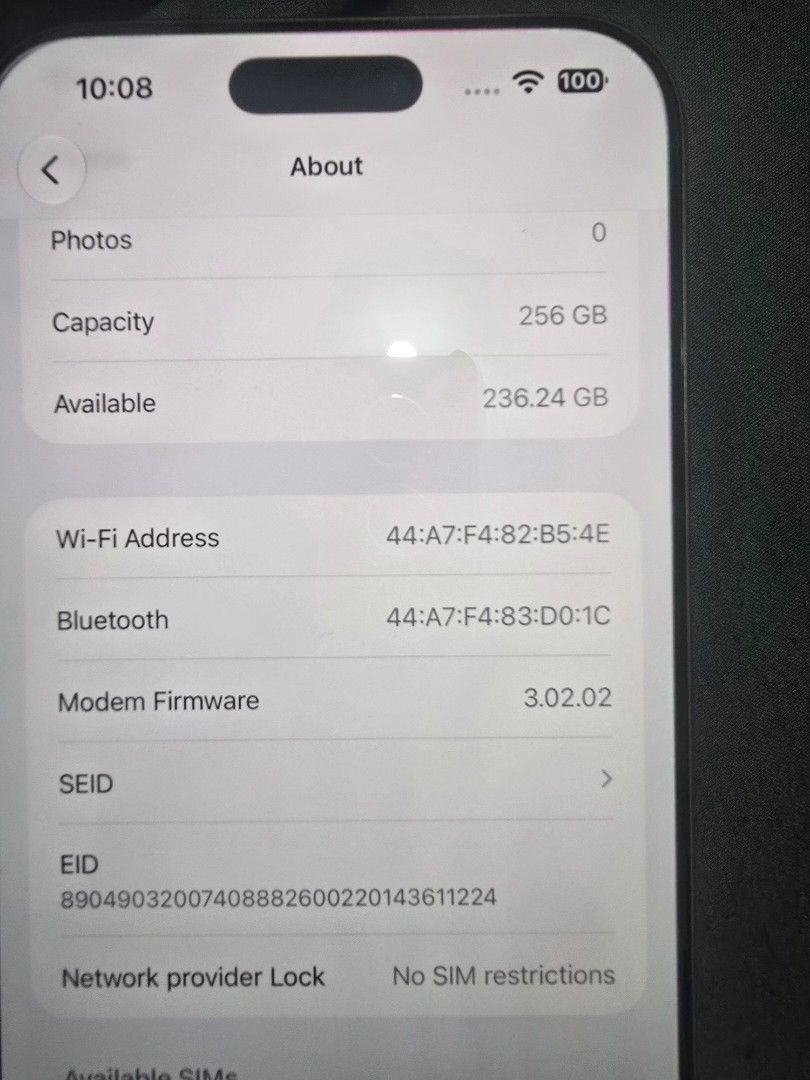 For Sale iPhone 16 Pro Max 256gb (Category: iPhone 16 Series) located in Manila. Submitted by goldenhorse_112874 (Listing ID 1469201394, Image 2). Description: for sale only iphone 16 pro max 256GB Desert Titanium facttory unlock 91% batt health 351 cycle count no issue no repair no dents or scratches 999% smooth (unit only) (unit only) read 1st 42k.