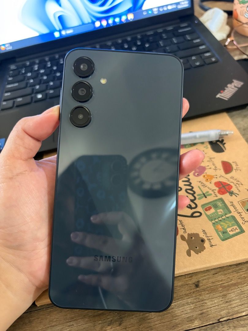 For sale: Samsung A16 5G (Category: Samsung) located in Manila. Submitted by khrystceline (Listing ID 1469261835, Image 2). Description: Bought it August 2025 but barely used. .