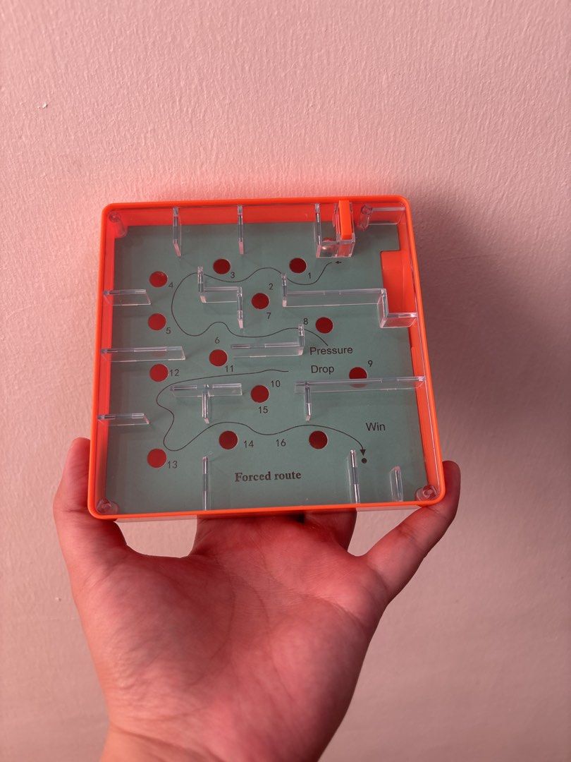 Forced Route Balance Game Table Game Series (Category: Board Games & Puzzles) located in Quezon City. Submitted by msuyo (Listing ID 1469393191, Image 2). Description: - Product: Forced Route balance game (Interesting Table Game Series) - Type: Tabletop maze puzzle challenge with steel balls - Players: 1 or more players - Recommended Age: 3 years old and above - Perfect for: Kids' entertainment and family bonding - Condition: Packaging has minor 
