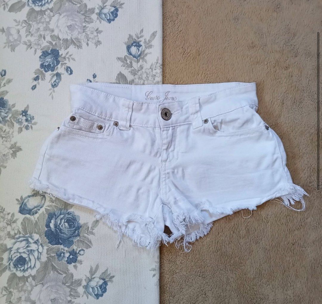 FREE SF | Guess Y2K Micro Shorts (Category: Shorts) located in Baguio. Submitted by the.lostwardrobe (Listing ID 1469170621, Image 1). Description: Guess Y2K Micro Shorts - size 27-28 - length: 11 inches - no flaws/issues Loc: Baguio PHP 480 shipped (fixed).