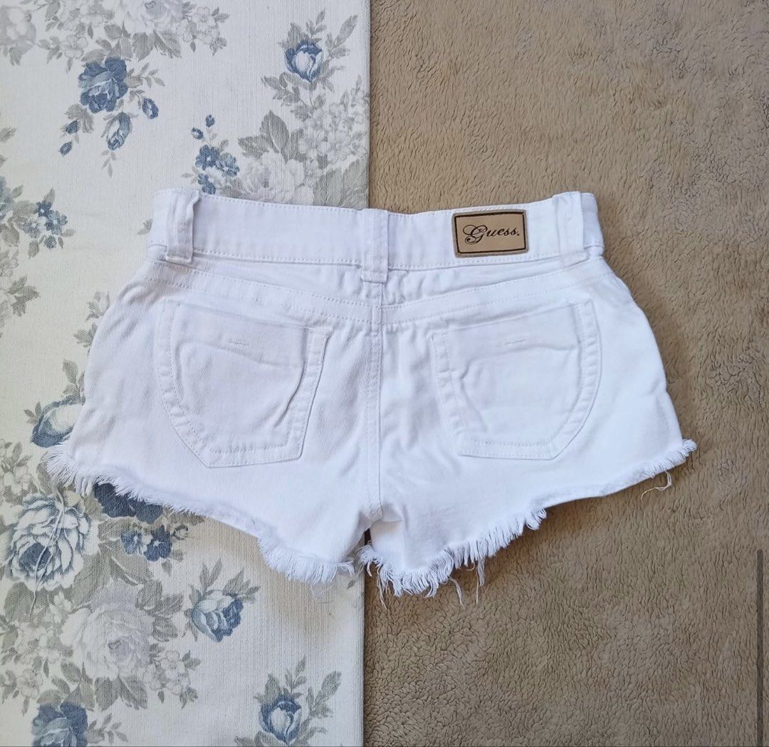 FREE SF | Guess Y2K Micro Shorts (Category: Shorts) located in Baguio. Submitted by the.lostwardrobe (Listing ID 1469170621, Image 3). Description: Guess Y2K Micro Shorts - size 27-28 - length: 11 inches - no flaws/issues Loc: Baguio PHP 480 shipped (fixed).