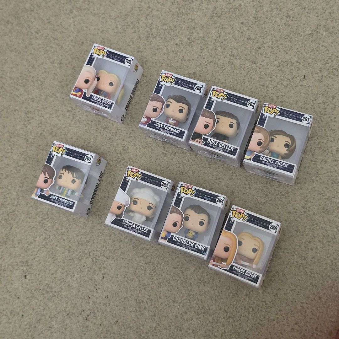 FRIENDS BITTY POP & AVENGERS ADEVNT CALENDAR CASE (Category: Other Merchandise) located in Angeles City. Submitted by joahaexo9 (Listing ID 1469199139, Image 1). Description: KINDLY READ SELLING POST ✨️ WTS LFB RUSH SELLING • FRIENDS BITTY POP - 1000 per set (with mystery bitty phoebe and joey) / if take all 2000 • AVENGERS Advent Calendar Case - 250 note: bought the friends set via orange app for 1600 sealed each, already discounted it including