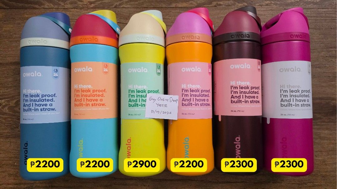 FS 24oz Owala Freesip (Category: Water Bottles & Tumblers) located in Paranaque City. Submitted by guyonlineshop (Listing ID 1469168134, Image 1). Description: authentic bnew fixed price.