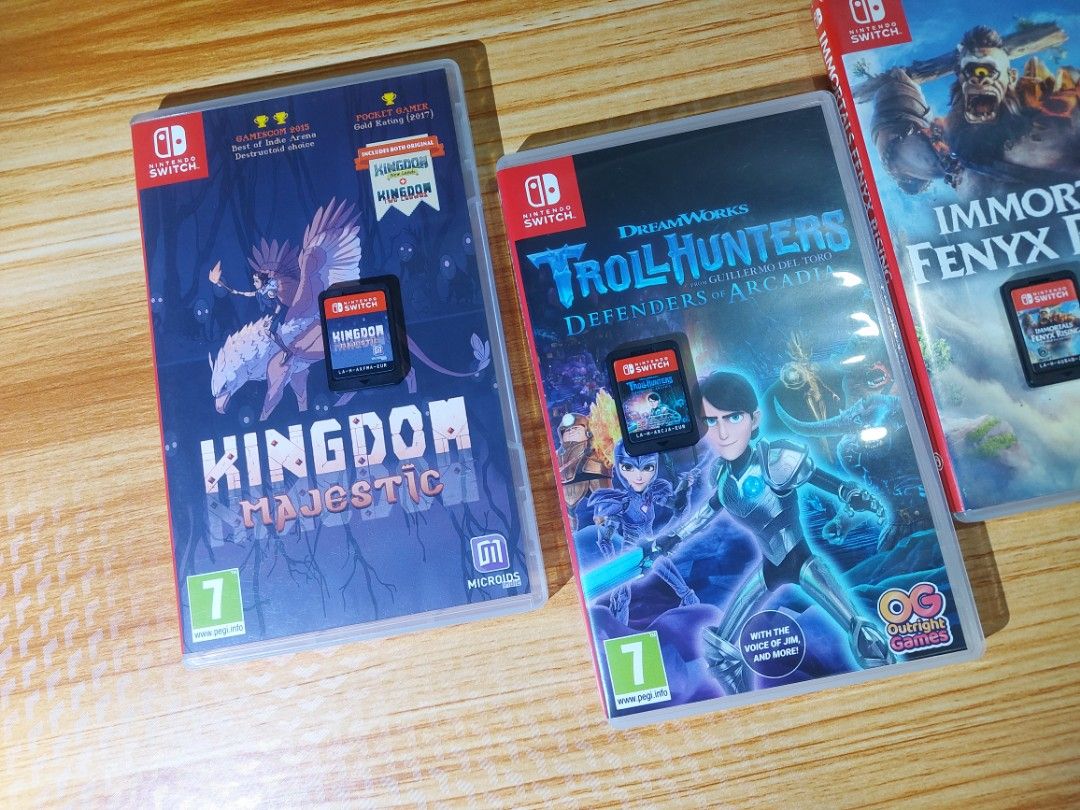 Games Nintendo switch sale or swap (Category: Nintendo) located in Quezon City. Submitted by appleusermarioz (Listing ID 1469177841, Image 3). Description: Games Nintendo Switch sale Or swap ROAD to GUANGDONG - 800 SUPEREPIC - 1,000 IMMORTAL FENYX RISING - 1,000 TROLLHUNTERS - 1,200 KINGDOM Majestic - 1,000 good All Working and No defect,meet up Quezon city Fairiew Center Mall Or Ever Commonwealth. or Robinsson Townville Regalado.