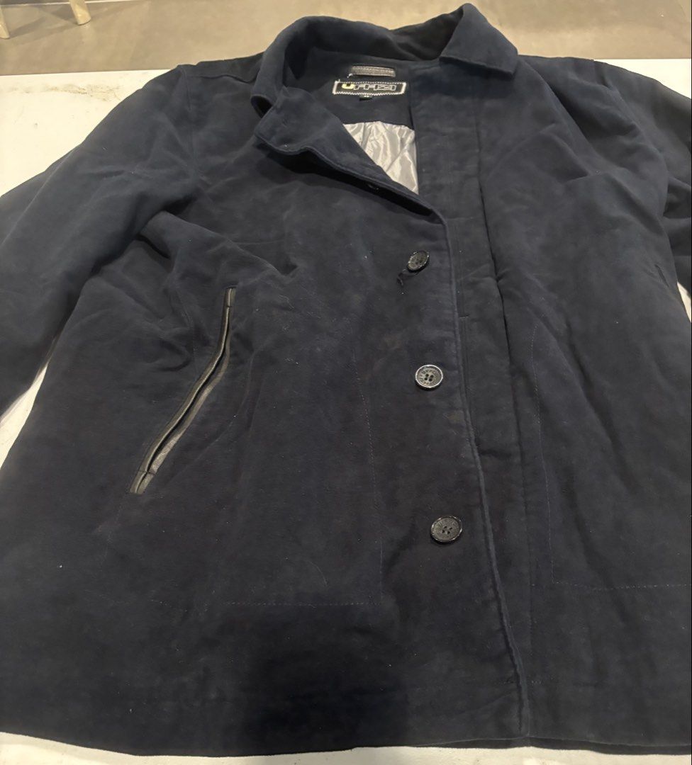 GARAGE SALE! Men’s Jacket (Category: Coats, Jackets and Outerwear) located in Pasig City. Submitted by tanya.c1 (Listing ID 1469167762, Image 3). Description: GARAGE SALE! Used Men’s Jacket. Good condition. Color:Navy Blue. Size: 48 (L). Ready for pick up in Pasig area or can ship thru Lalamove (buyer to shoulder cost). Mode of payment: GCash..