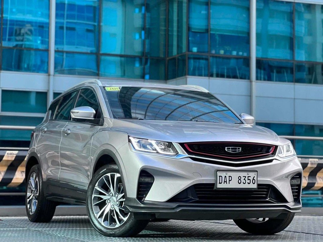 Geely Coolray 1.5 Premium‼️🔥 Auto (Category: Used Cars) located in Makati City. Submitted by maby_latido05 (Listing ID 1469219187, Image 2). Description: New unit 2022 Geely Coolray 1.5 Premium AT Gas Promo: 85K ALL IN DP‼️🔥 4yrs - 17,657 3yrs - 21,293 2yrs - 29,470 *Subject for approval* First owned Well maintained 41k kms only Panoramic Sunroof Smart keyless entry Push start Genuine Leather seats Touchscreen infotainment Reverse camera w/ sen