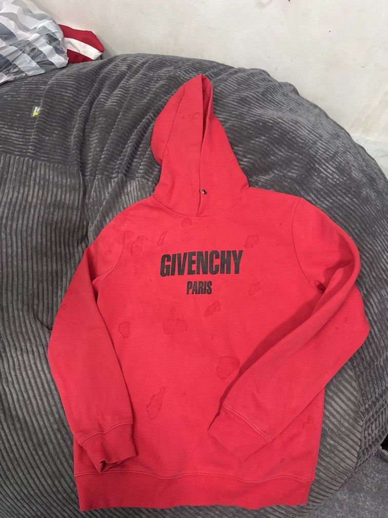 GIVENCHY PULL OVER RED HOODIE JACKET (Category: Beverages) located in Angeles City. Submitted by migs_font29 (Listing ID 1469260002, Image 1). Description: .