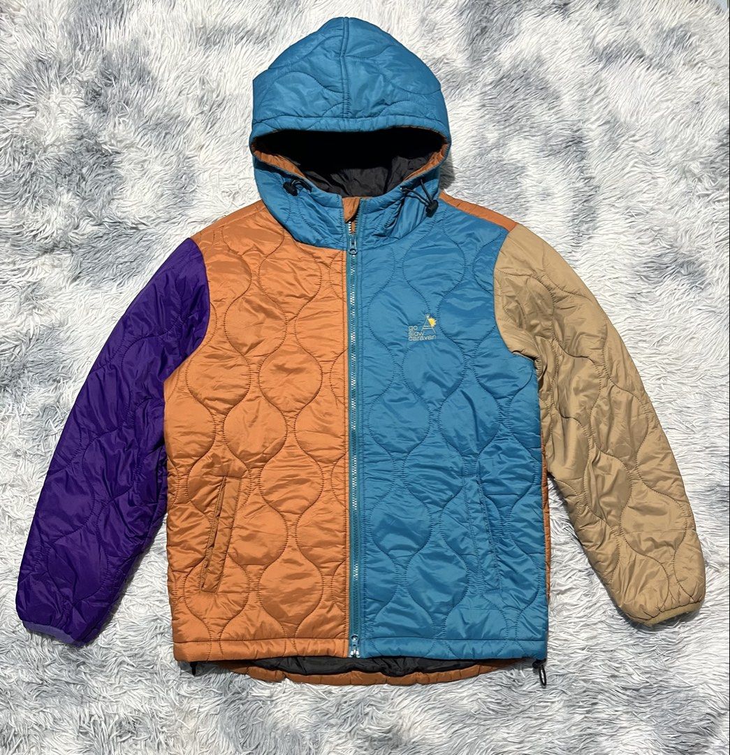 Go Slow Caravan Padded Quilted Jacket (Category: Coats, Jackets and Outerwear) located in Sasmuan (Sexmoan). Submitted by winterclothes.ph (Listing ID 1469188692, Image 1). Description: Go Slow Caravan Padded Quilted Jacket 2 on tag Width 21.5 Length 26 b27 Excellent Condition.