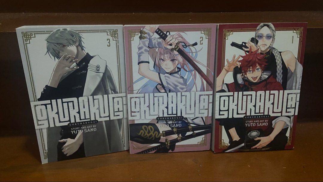 gokurakugai volumes 1-3 (Category: Comics & Manga) located in San Juan City. Submitted by jijiejie (Listing ID 1469191752, Image 1). Description: ᯓ★ vol 1: 400 (yellowing and dents/folds) ᯓ★ vol 2: 500 (yellowing) ᯓ★ vol 3: 500 ᯓ★ can give for 1200 if take all ᯓ★ can give discount if getting other items!! ᯓ★ rfs: need rush funds for other interests 😭 ⋆˚꩜｡ located in san juan city ⋆˚꩜｡ available for meet up and delivery (if for delivery, sf is sh