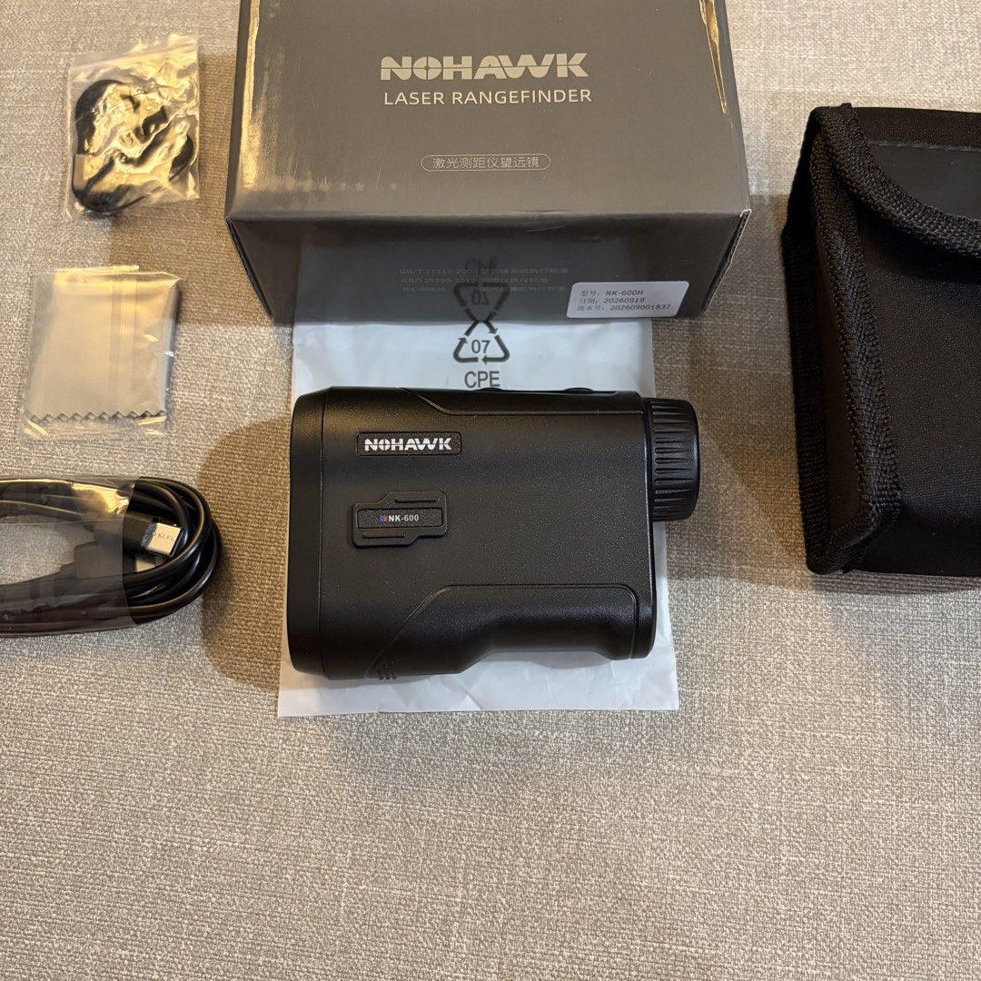 Golf Laser Range Finder (Category: Golf) located in Angeles City. Submitted by miggyhipolito (Listing ID 1469259355, Image 1). Description: Nohawk NK-600 Golf Laser Range Finder Brand new! With slope. Rechargeable USB C. Comes with case Angeles City, Pampanga FREE shipping nationwide via J&T.