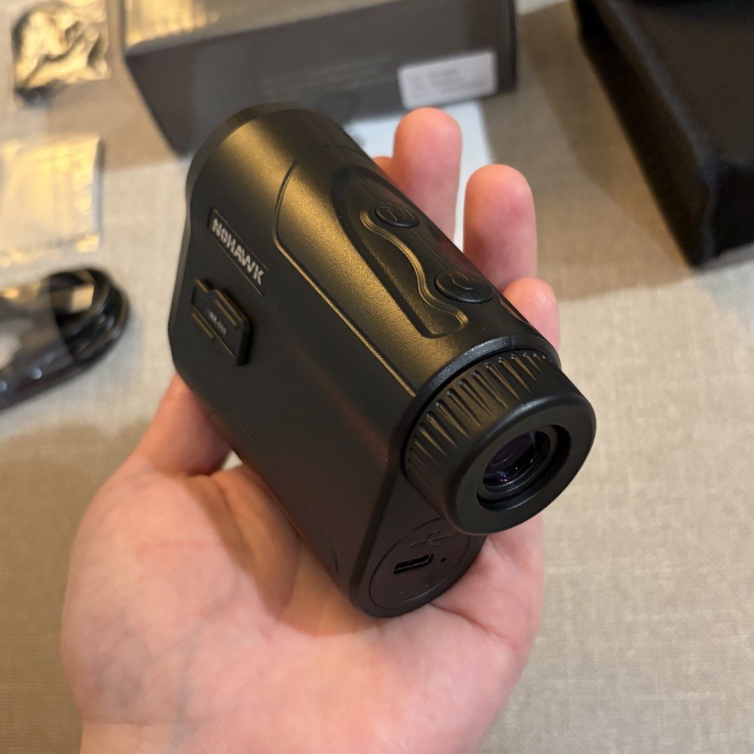 Golf Laser Range Finder (Category: Golf) located in Angeles City. Submitted by miggyhipolito (Listing ID 1469259355, Image 2). Description: Nohawk NK-600 Golf Laser Range Finder Brand new! With slope. Rechargeable USB C. Comes with case Angeles City, Pampanga FREE shipping nationwide via J&T.