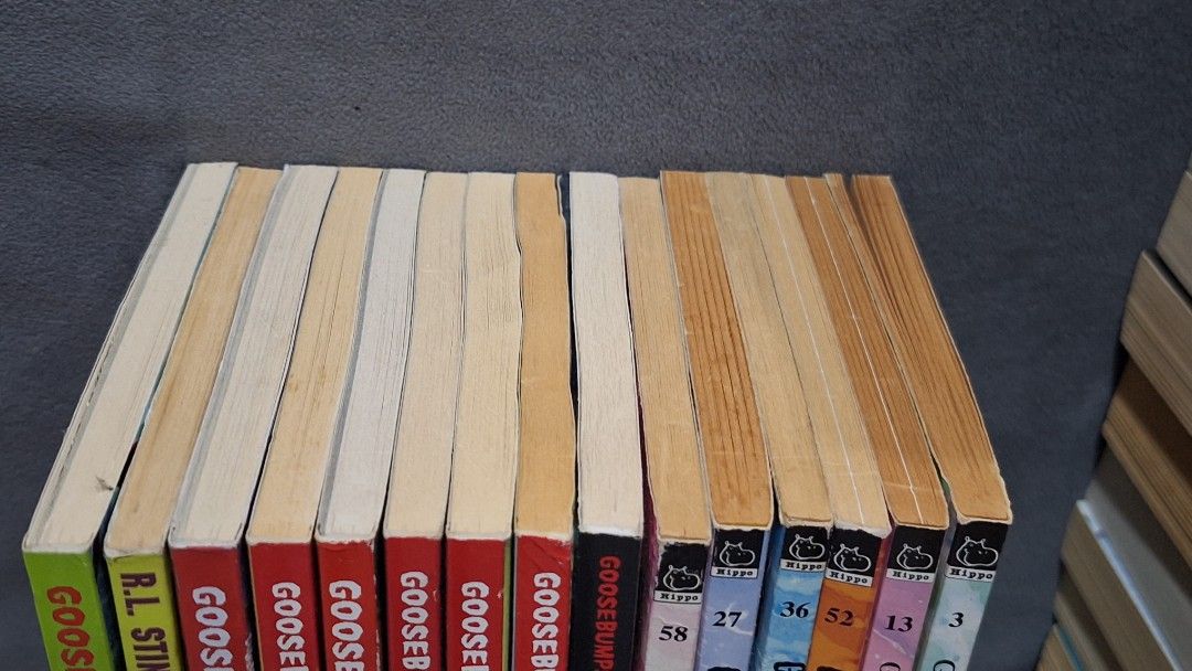Goosebumps Books Bundle R.L. Stine (Category: Storybooks) located in Davao. Submitted by smqueen (Listing ID 1469313849, Image 2). Description: preloved Goosebumps book TAKE ALL FOR 1500 ONLY Location : Davao City .