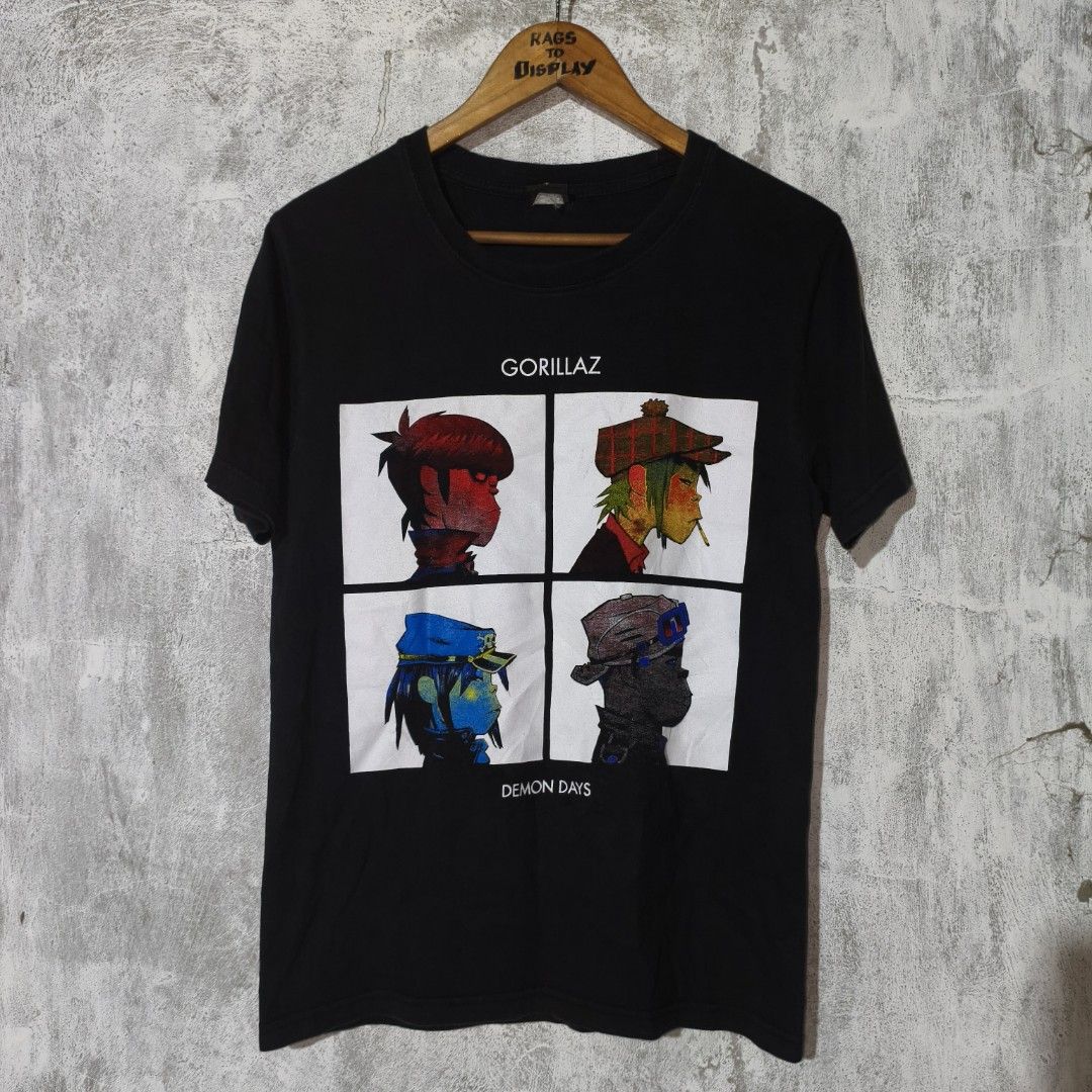 GORILLAZ BAND SHIRT (Category: Tshirts & Polo Shirts ) located in Masbate. Submitted by ydruattacks (Listing ID 1469282542, Image 1). Description: MEASUREMENT: 18.5W X 26L CONDITION: GOOD COLOR RATE: 9.5/10 ISSUE: 0 LOCATION: BICOL PLEASE MAKE AN OFFER🙏.
