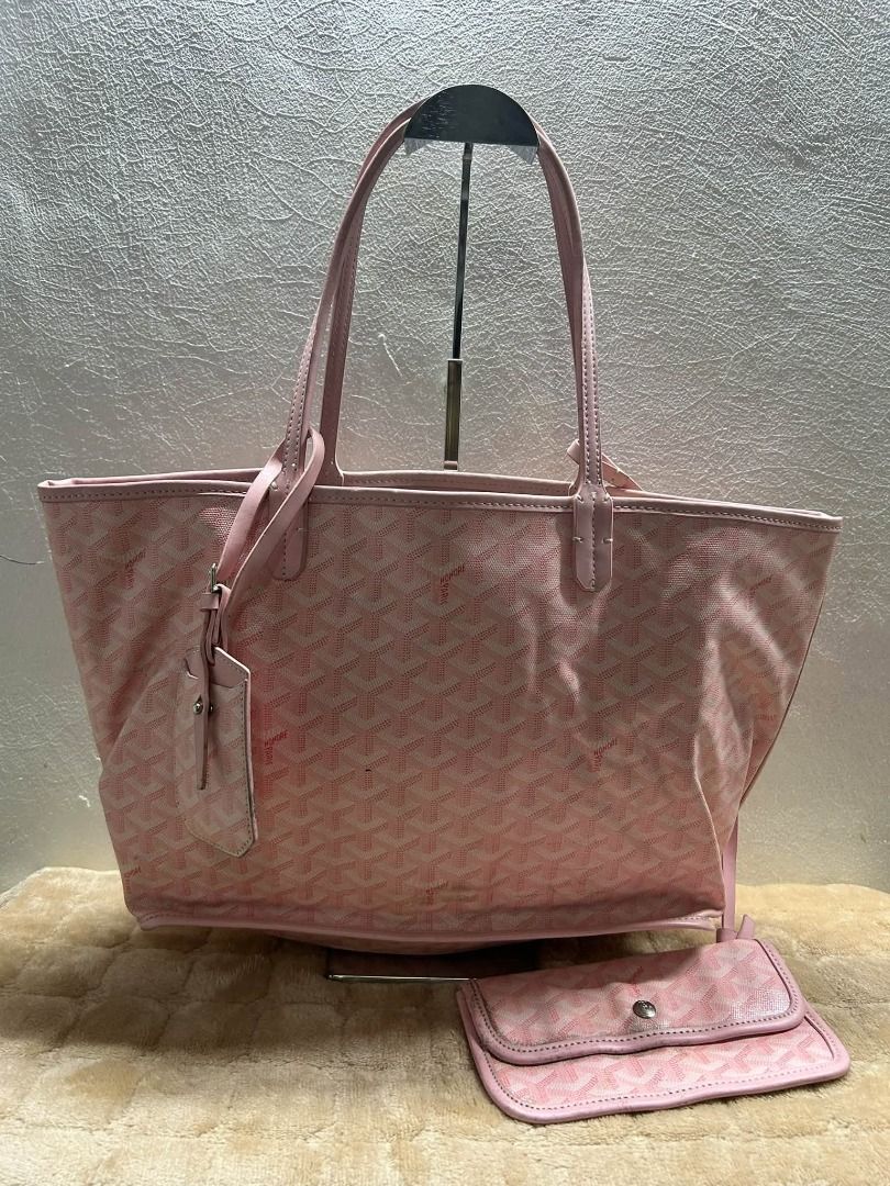 GOYARD PINK TOTE BAG (Category: Tote Bags) located in Caloocan City. Submitted by j3ngsanity (Listing ID 1469298933, Image 1). Description: COMPLETE WITH WALLET / CODED ISSUE : MIN SIGN OF USAGE / NEED CLEANING / MIN LEATHER SCRATCH.