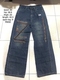 Bershka Dragon Print Jeans, Women's Fashion, Bottoms, Jeans & Leggings ...