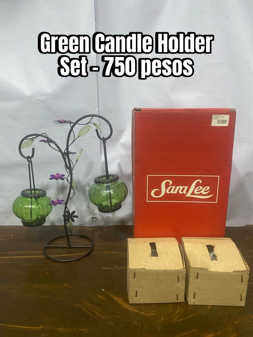Green Candle Holder Decor (Category: Other Home Decor) located in Manila. Submitted by dealrack (Listing ID 1469210370, Image 1). Description: .