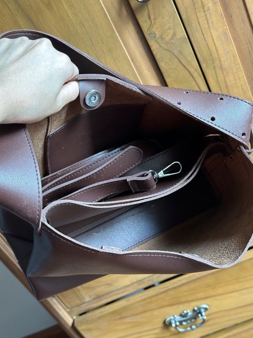 gvn medium micro bag (brown) (Category: Shoulder Bags) located in Makati City. Submitted by coconutbread (Listing ID 1469220750, Image 3). Description: .
