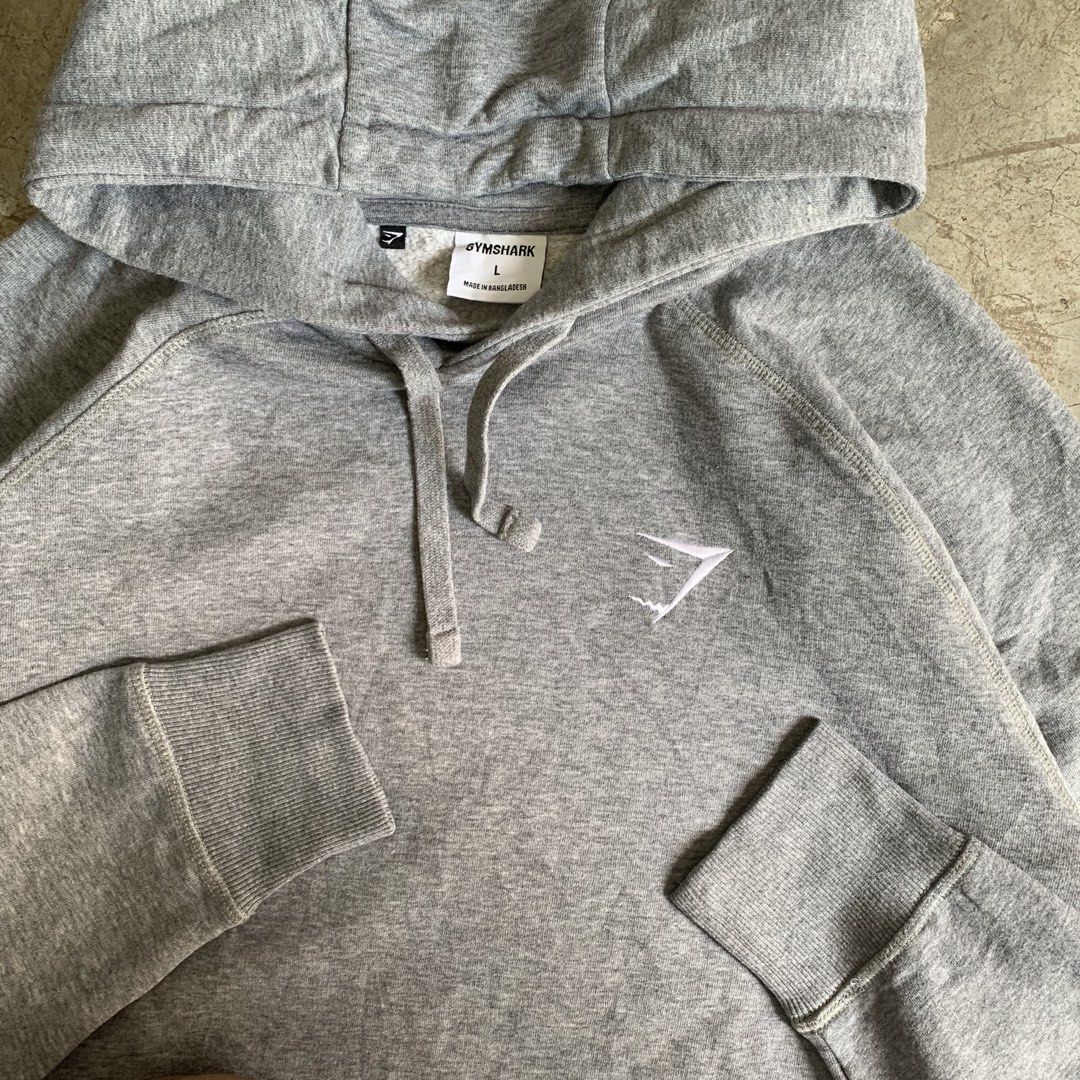 Gymshark Grey Hoodie Jacket Size L (Category: Hoodies) located in Manila. Submitted by emplysthrift. (Listing ID 1469225890, Image 3). Description: Gymshark Dark Grey Hoodie Jacket Authentic Width "23 Length "29 Excellent Condition Colorrate: 9.8/10 Flaws: cut washtag (authentic ) Unli vouch/vc for safe transactions 📲 Location: Laspinas City, Metro Manila, Brngy Talon Uno. 📍 DM IF INTERESTED📥 - Brand: Gymshark - Style: Pullover hoodie with adj