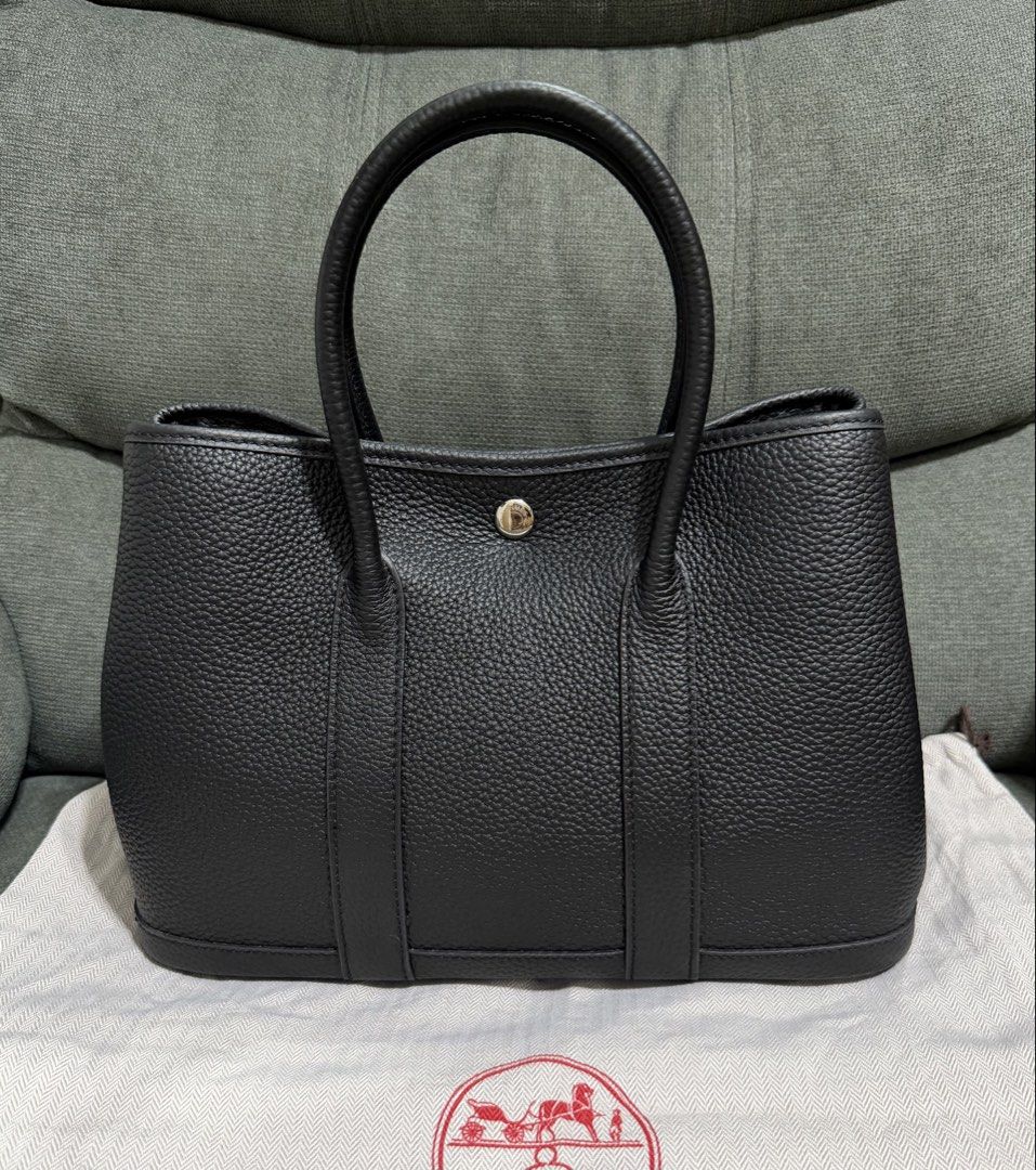 H Garden Party 30 (Category: Shoulder Bags) located in Quezon City. Submitted by chic.bags (Listing ID 1469254535, Image 1). Description: Coded Pure togo leather With dust bag Good as new No issue Actual photo posted Japan preloved Mop: gcash.