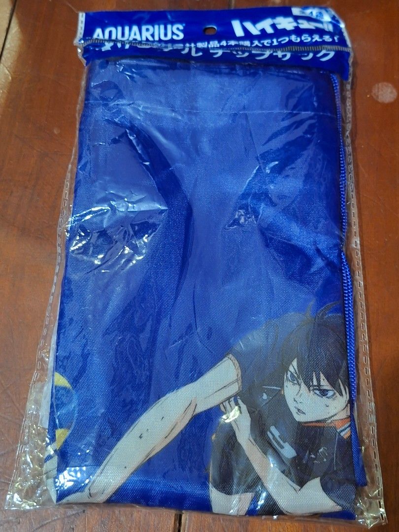Haikyu!! Kageyama Tobio Drawstring Bag (Backpack) (Category: Character Goods) located in Santa Rosa. Submitted by page.trish (Listing ID 1469330060, Image 1). Description: - mop: gcash - mod: j&t.