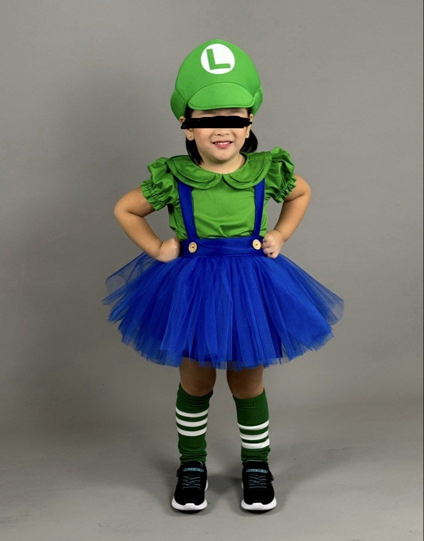 Hailey & Co - Luigi S4 (Category: Babies & Kids Fashion) located in Muntinlupa City. Submitted by teetat (Listing ID 1469325765, Image 1). Description: Used for 2x Perfect as halloween costume.