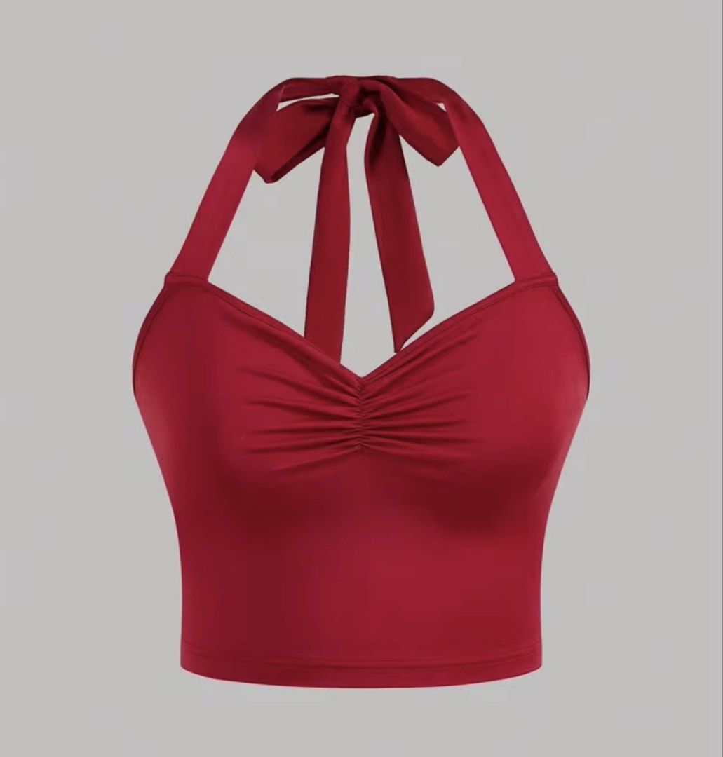Halter Top (Category: Sleeveless) located in Manila. Submitted by trader.mons (Listing ID 1469167151, Image 2). Description: No issues, no stains, no rips Worn Once .