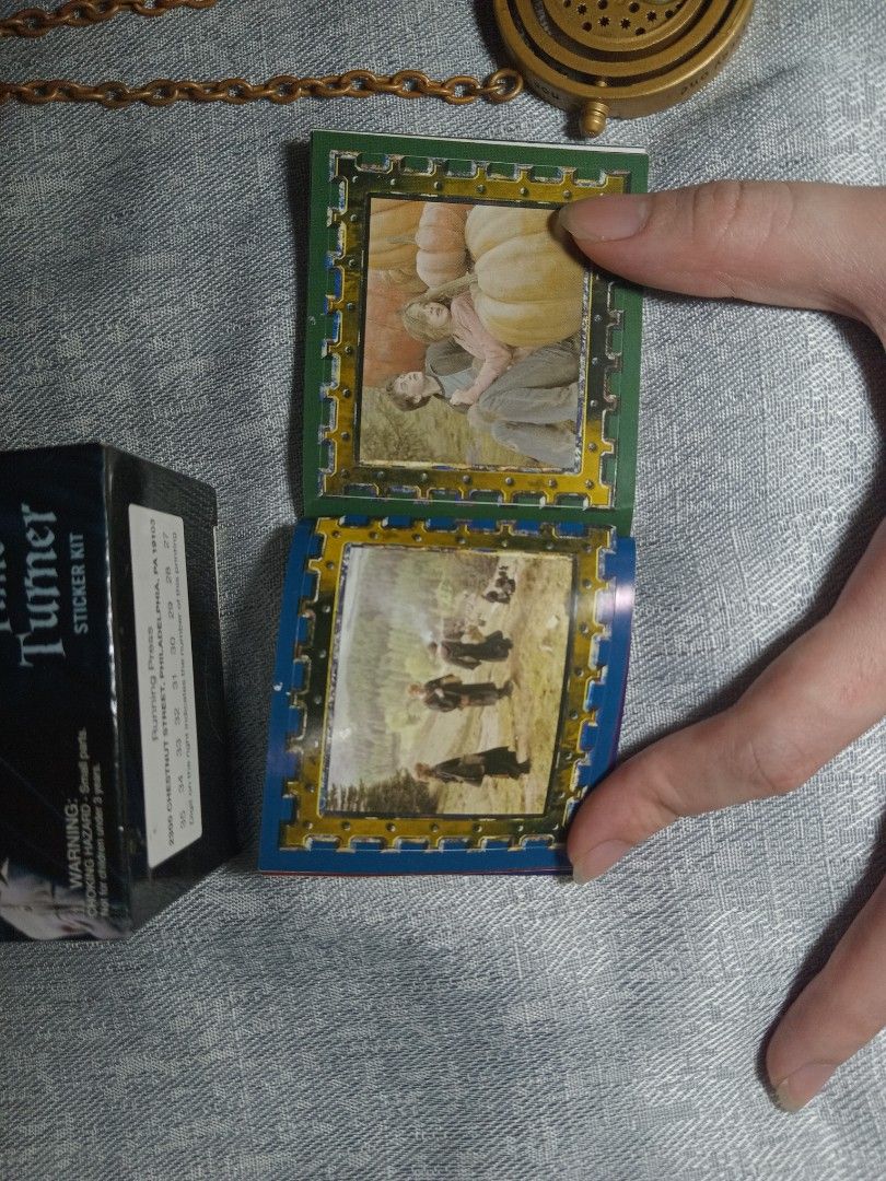 Harry Potter Time Turner with Sticker Book (Category: Other Merchandise) located in Davao. Submitted by aki_tsum (Listing ID 1469262279, Image 3). Description: *box slightly worn-out Davao Based Delivery only (buyer will shoulder delivery/shipping fee).