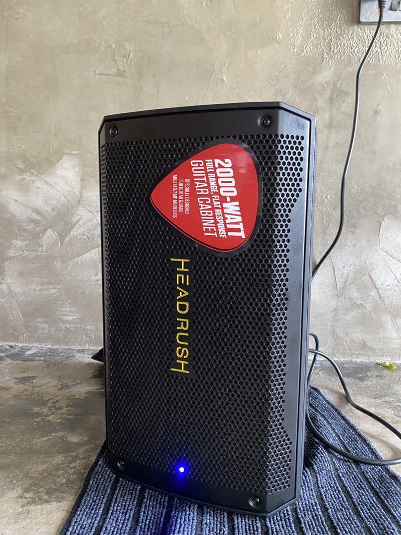 HeadRush FRFR-108 2000-Watt Guitar Cabinet (Category: Musical Instruments) located in Manila. Submitted by bullysegundo (Listing ID 1469189969, Image 3). Description: good as new very powerful for its size 2000 watts. enough headroom for almost any live performance or rehearsal with bluetooth with 2 combo xlr + 1/4' inputs no issues pm for soundcheck meetups: Mabini Batangas, Bacoor, Paranaque price: 15,500 .