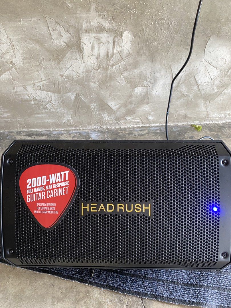 HeadRush FRFR-108 2000-Watt Guitar Cabinet (Category: Musical Instruments) located in Manila. Submitted by bullysegundo (Listing ID 1469189969, Image 1). Description: good as new very powerful for its size 2000 watts. enough headroom for almost any live performance or rehearsal with bluetooth with 2 combo xlr + 1/4' inputs no issues pm for soundcheck meetups: Mabini Batangas, Bacoor, Paranaque price: 15,500 .
