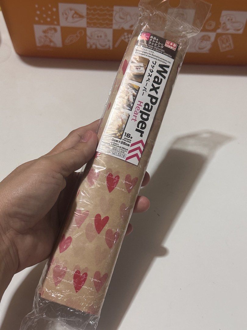 Heart Prints Wax Paper (Category: Craft Supplies & Tools) located in Davao. Submitted by favoritepreloved (Listing ID 1469290958, Image 2). Description: 💜 fix price.