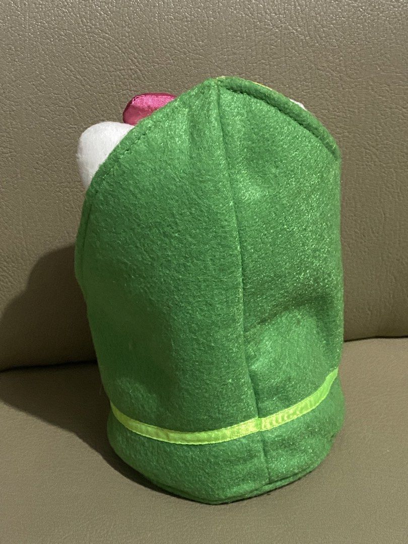 Hello Kitty Bamboo Shoot Plush Doll (Category: Plushies & Soft Toys) located in Davao. Submitted by hoowans_surplus (Listing ID 1469347711, Image 2). Description: - Character: Kitty in a cute pink kimono and matching pink bow - Special Design: Comes sitting inside a soft green bamboo shoot capsule - Material: Premium soft fabric, very huggable - Details: Features her iconic yellow nose and black whiskers - Perfect for: Sanrio collectors, gift ide