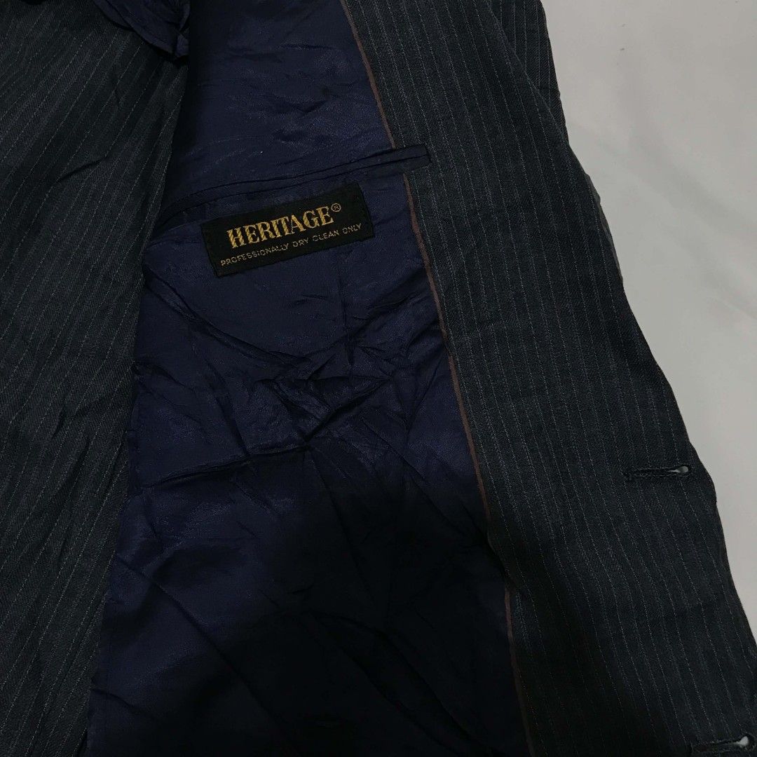 HERITAGE COAT BLAZER SUIT FORMAL XL (Category: Coats, Jackets and Outerwear) located in Cavite. Submitted by justthrift06 (Listing ID 1469170592, Image 3). Description: DIMENSION 25X35 GOOD CONDITION SHIPPING NATIONWIDE.