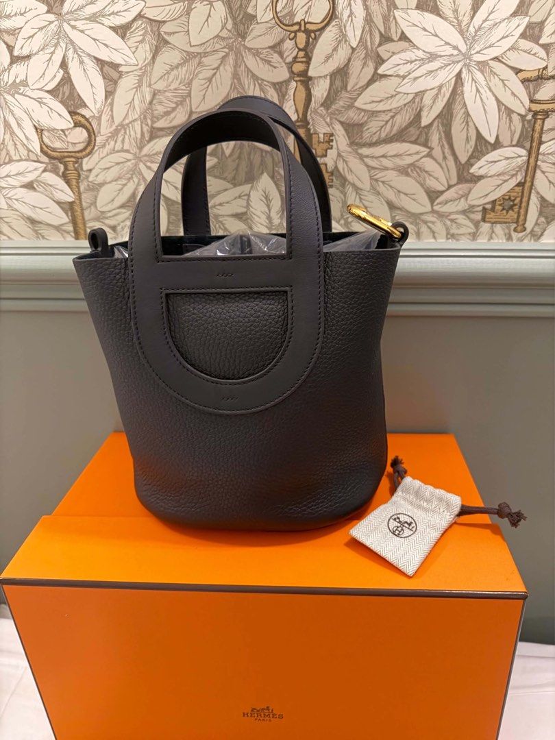 HERMES IN THE LOOP 18 (Category: Luxury Bags & Wallets) located in Taguig. Submitted by luxuryfindsforless (Listing ID 1469377673, Image 1). Description: Hermes In the Loop 18 Gold hardware Color: Noir (black) Complete set, with store receipt Purchased in Paris France Oct 2026.