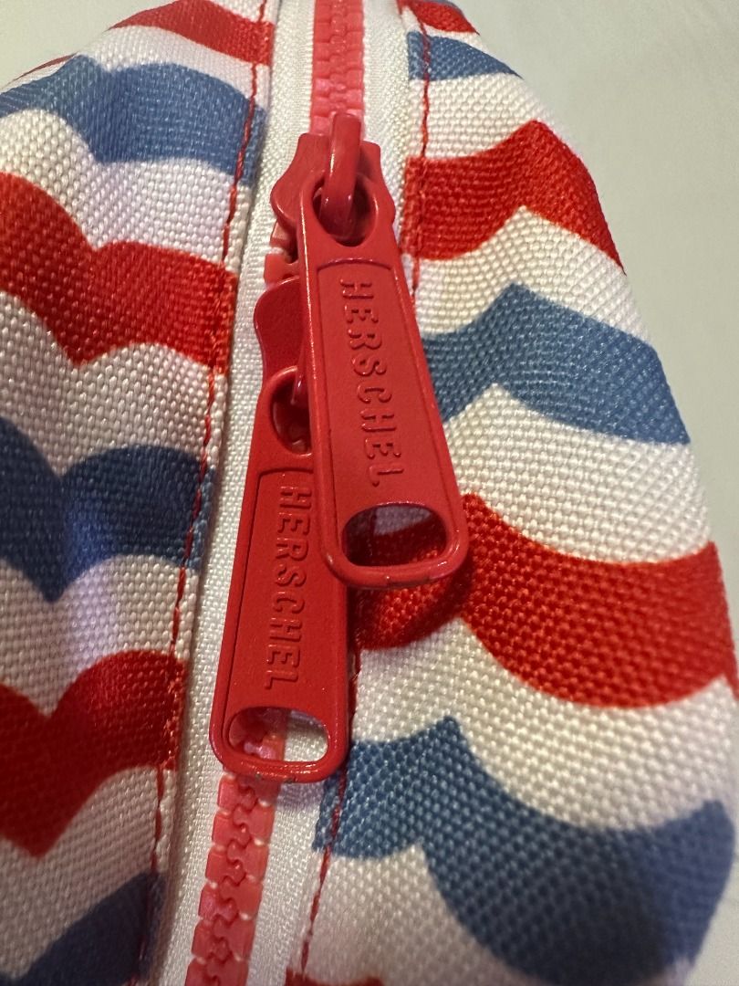 Herschel Supply Backpack (Category: Babies & Kids Fashion) located in Manila. Submitted by chris.d1 (Listing ID 1469206803, Image 3). Description: - barely used - padded back and shoulder straps - one large main dual zippers and one zippered front - pls see pics for approximate measurements.