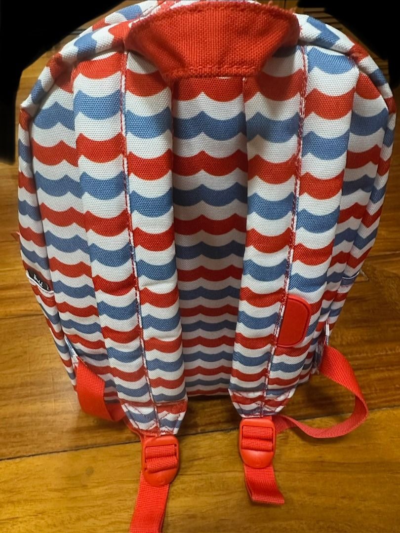 Herschel Supply Backpack (Category: Babies & Kids Fashion) located in Manila. Submitted by chris.d1 (Listing ID 1469206803, Image 2). Description: - barely used - padded back and shoulder straps - one large main dual zippers and one zippered front - pls see pics for approximate measurements.