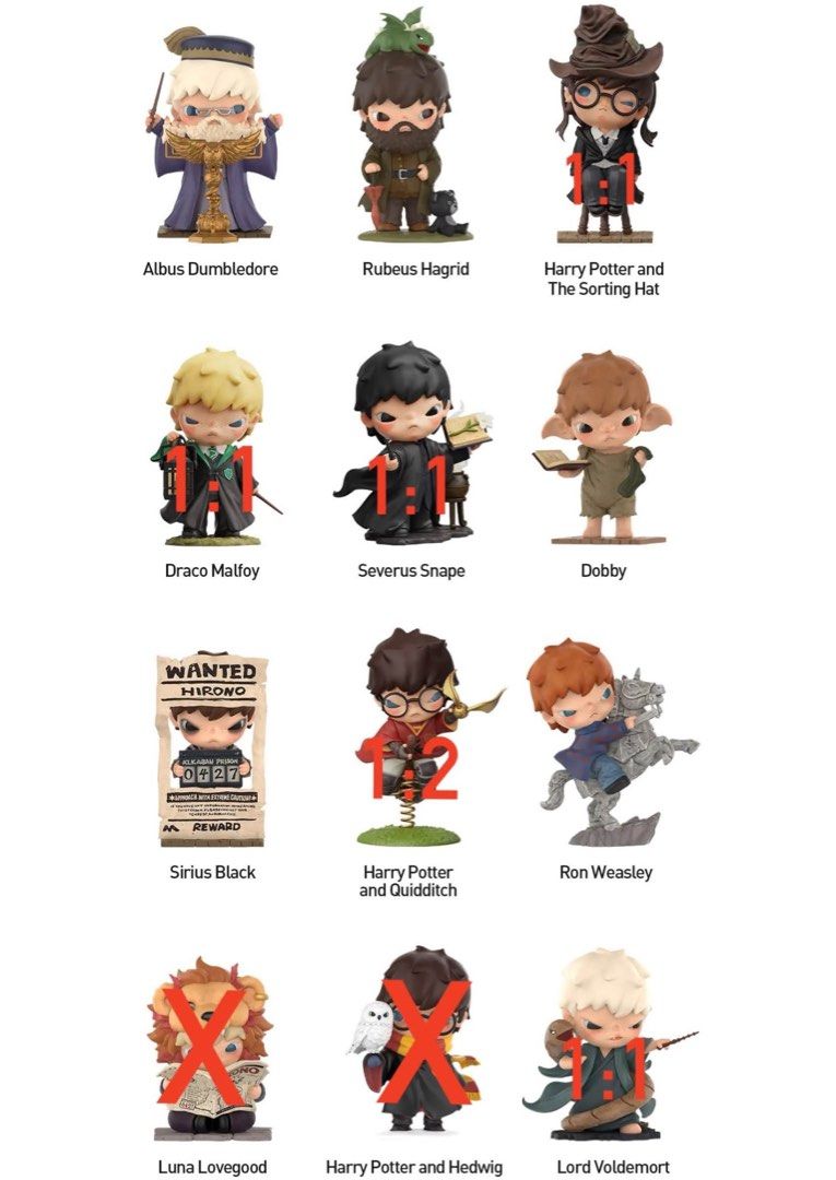 Hirono X Harry Potter Figures (ON HAND) (Category: Character Goods) located in Angeles City. Submitted by rdo03 (Listing ID 1466999691, Image 1). Description: WTS / LFB / FS Hirono x Harry Potter Figures Location: Pampanga Telabastagan MOP: Gcash / Bank transfer MOD: J&T / Lalamove ON HAND 650 each (Solo) 600 each(If getting two or more).
