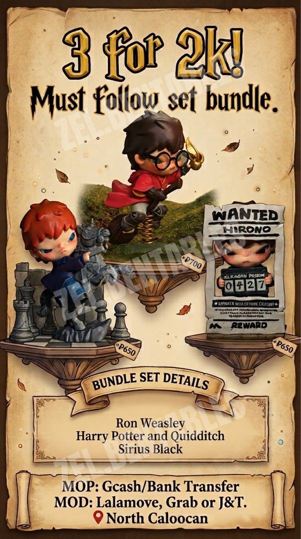 Hirono x Harry Potter Series - Set C (Category: Designer & Blind Box Toys) located in Caloocan City. Submitted by zel.bentables (Listing ID 1469340010, Image 1). Description: .