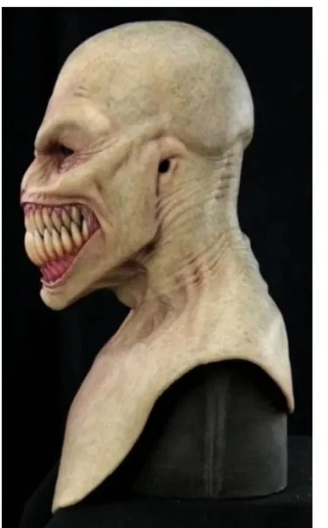 Horror Sharp Teeth Masks Halloween Monster Masque Scary Costume Props ...